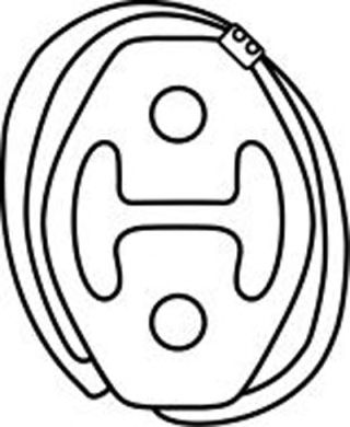 Кронштейн, система выпуска ОГ SIGAM 012038