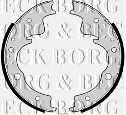 Комплект тормозных колодок BORG & BECK BBS6175