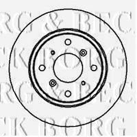 Тормозной диск BORG & BECK BBD4080