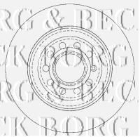 Тормозной диск BORG & BECK BBD4507