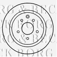 Тормозной диск BORG & BECK BBD4670