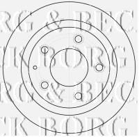 Тормозной диск BORG & BECK BBD5137