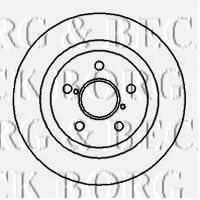 Тормозной диск BORG & BECK BBD4137