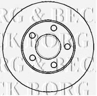 Тормозной диск BORG & BECK BBD4316