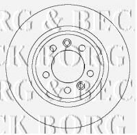 Тормозной диск BORG & BECK BBD4444