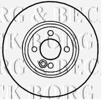 Тормозной диск BORG & BECK BBD4617