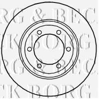 Тормозной диск BORG & BECK BBD4642