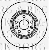 Тормозной диск BORG & BECK BBD4781