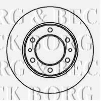 Тормозной диск BORG & BECK BBD5036