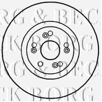 Тормозной диск BORG & BECK BBD5928S