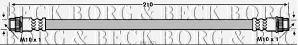 Тормозной шланг BORG & BECK BBH7671