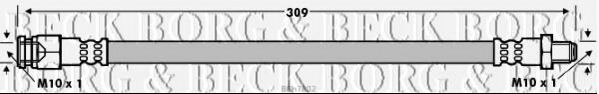 Тормозной шланг BORG & BECK BBH7802