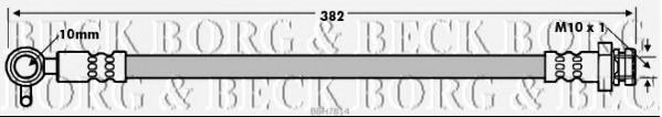 Тормозной шланг BORG & BECK BBH7814