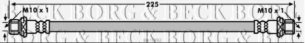 Тормозной шланг BORG & BECK BBH7892