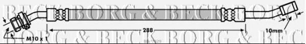 Тормозной шланг BORG & BECK BBH7929