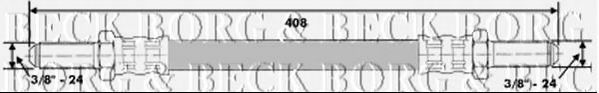 Тормозной шланг BORG & BECK BBH6244