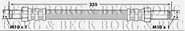 Тормозной шланг BORG & BECK BBH6717