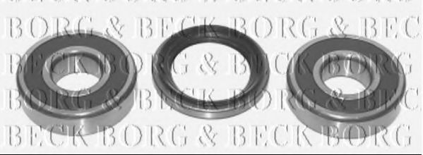 Комплект подшипника ступицы колеса BORG & BECK BWK735