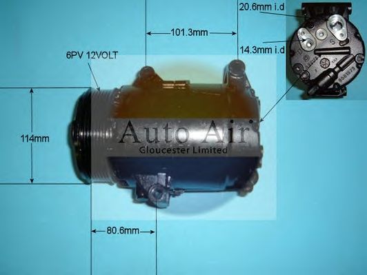 Компрессор, кондиционер AUTO AIR GLOUCESTER 14-9720R