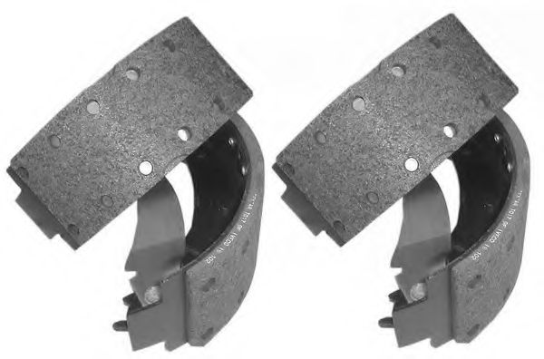 Комплект тормозных башмаков, барабанные тормоза VEMA 4444504