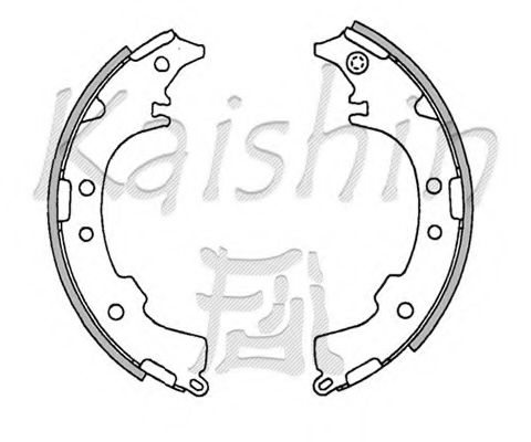 Комплект тормозных колодок KAISHIN K2339