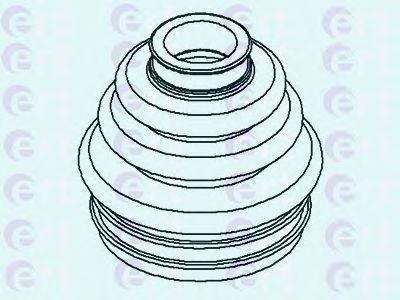 Комплект пылника, приводной вал ERT 500451
