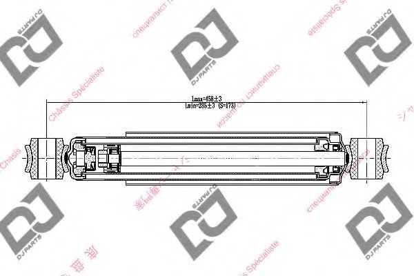 Амортизатор DJ PARTS DS2095GT