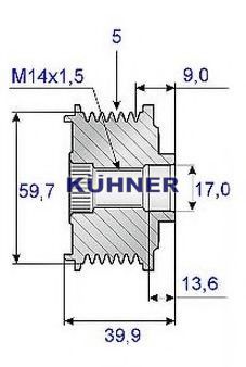 Механизм свободного хода генератора RPK 0381166