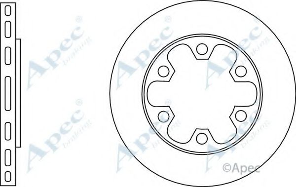 Тормозной диск APEC braking DSK3172