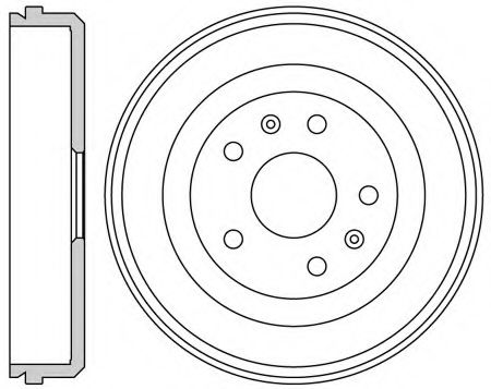Тормозной барабан LUCAS DB4297