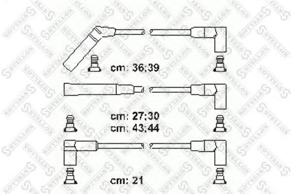 Комплект проводов зажигания STELLOX 10-38209-SX