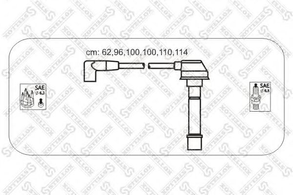 Комплект проводов зажигания STELLOX 10-38405-SX