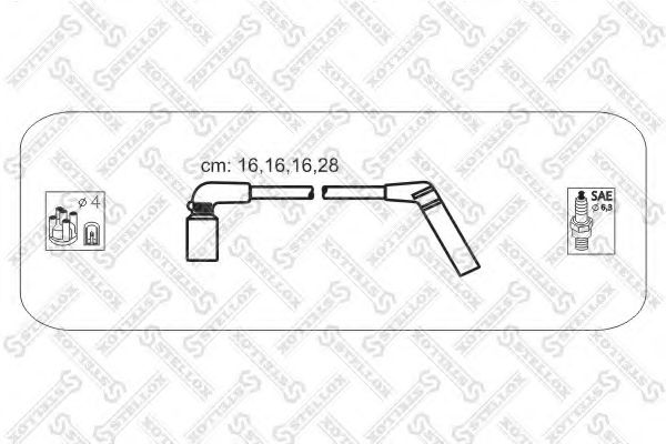 Комплект проводов зажигания STELLOX 10-38569-SX
