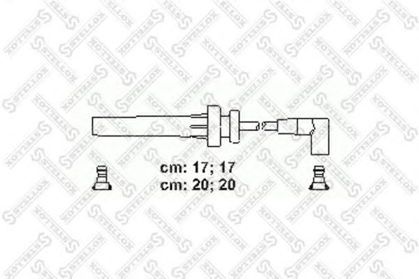 Комплект проводов зажигания STELLOX 10-38589-SX