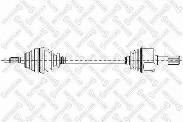 Приводной вал STELLOX 158 1002-SX