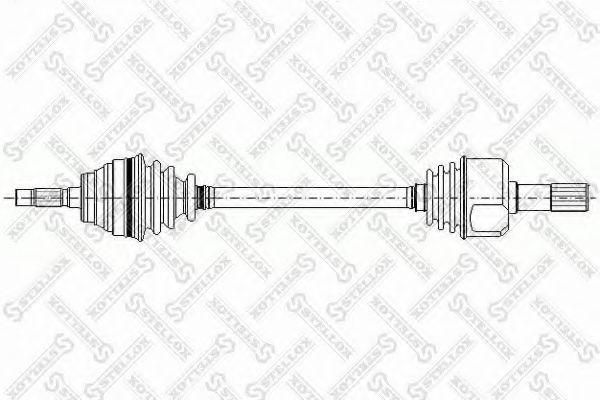 Приводной вал STELLOX 158 1004-SX