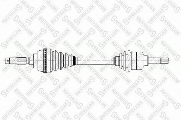 Приводной вал STELLOX 158 1006-SX