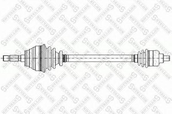 Приводной вал STELLOX 158 1013-SX