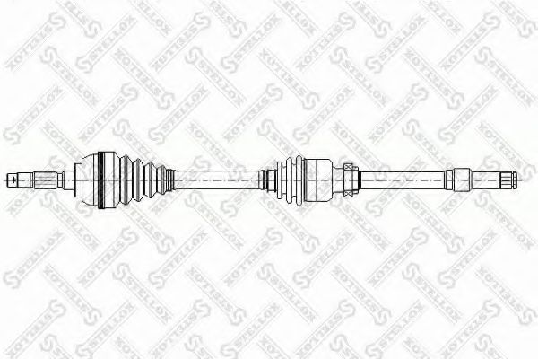 Приводной вал STELLOX 158 1022-SX