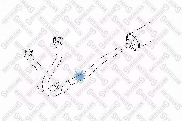 Труба выхлопного газа STELLOX 82-03564-SX