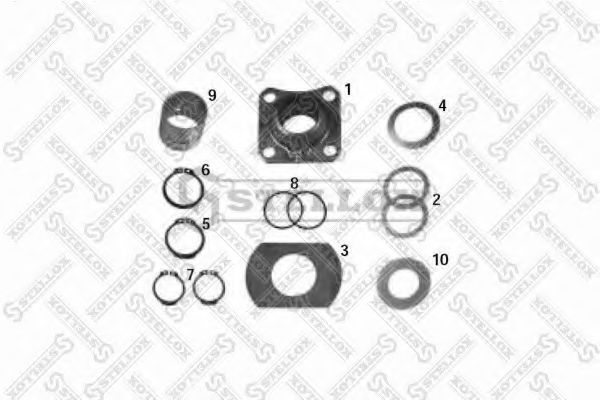 Ремонтный комплект, тормозной ра STELLOX 85-07016-SX