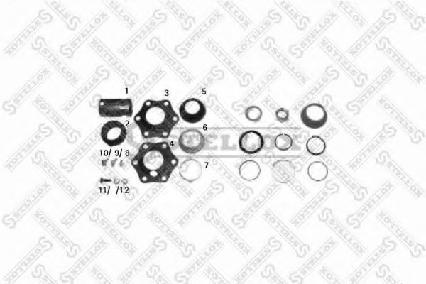 Ремонтный комплект, тормозной ра STELLOX 85-07025-SX