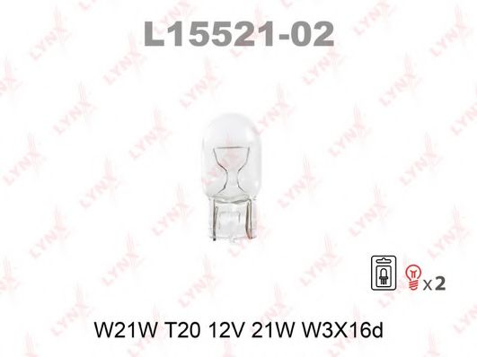 Лампа накаливания LYNXauto L15521-02