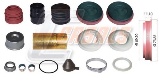 Ремкомплект, тормозной суппорт CASALS MD609