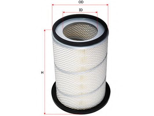 Воздушный фильтр SAKURA  Automotive A-1019