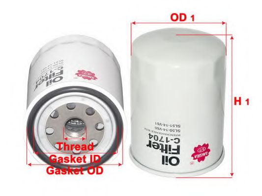 Масляный фильтр VIC C411