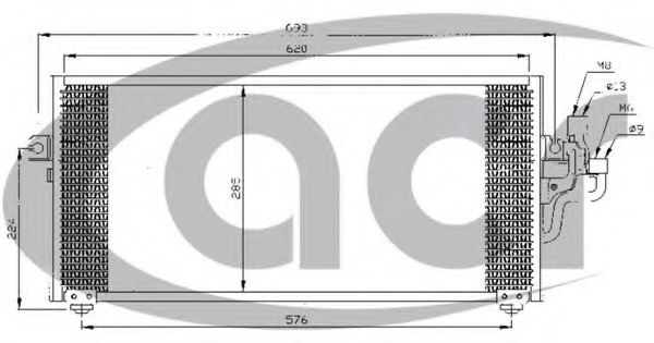 Конденсатор, кондиционер ACR 300304