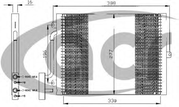 Конденсатор, кондиционер ACR 300339