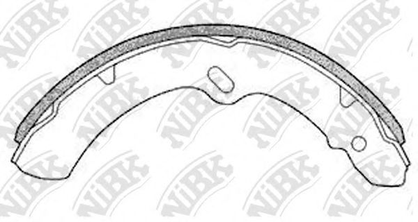 Комплект тормозных колодок NiBK FN1152