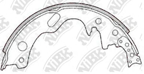 Комплект тормозных колодок NiBK FN1163